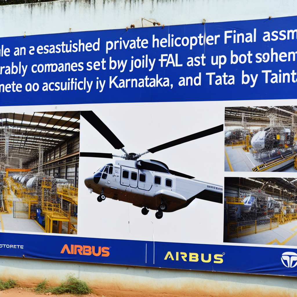 Airbus and Tata to Establish India’s First Private Helicopter FAL in Karnataka