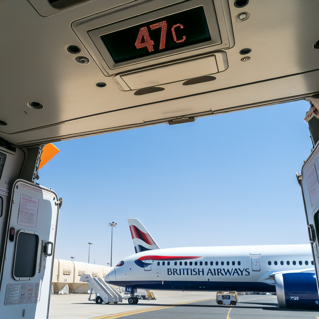 British Airways Passengers Stuck in 787 Without AC at Dubai in 47°C Heat