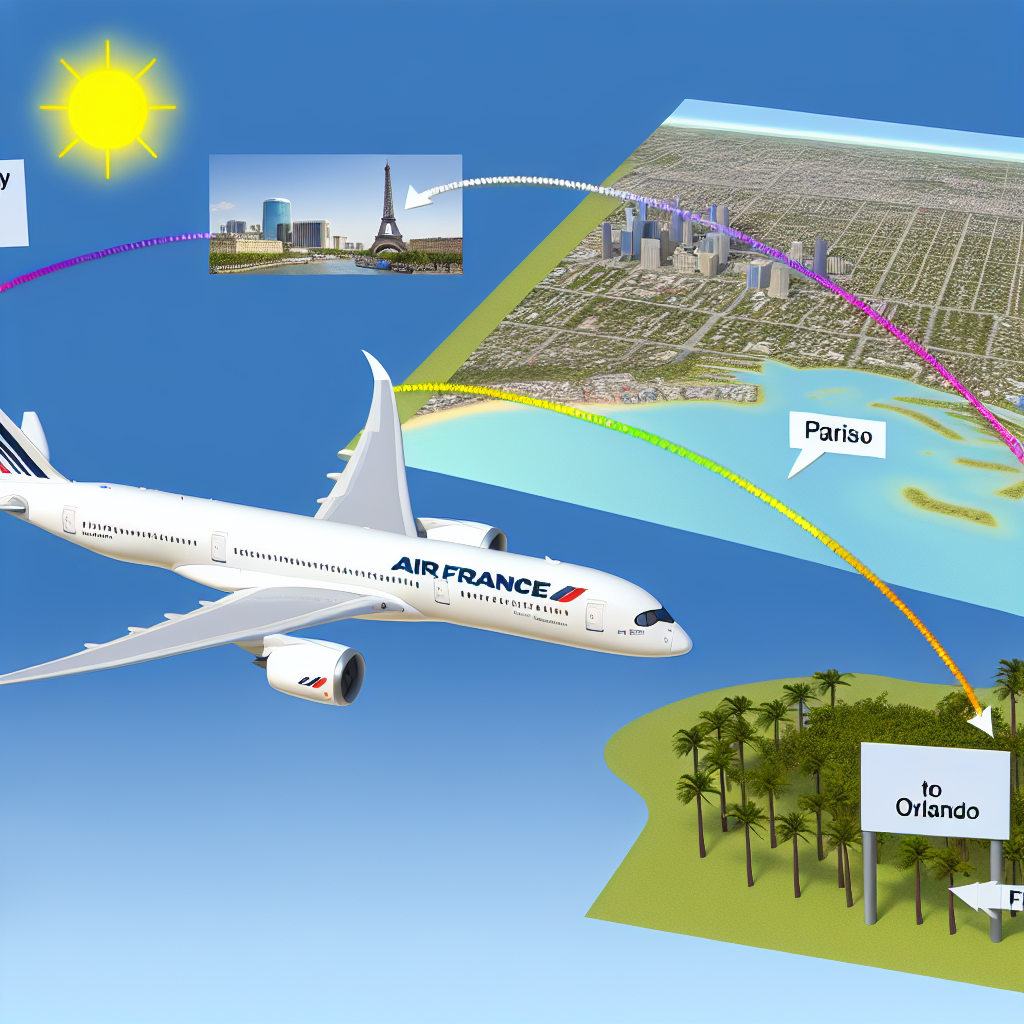 Air France Eyes Paris to Orlando Daily Flight With A350