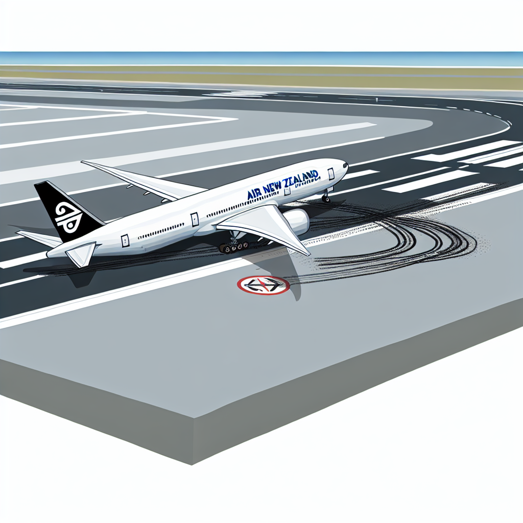 Air New Zealand Boeing 777 Veered off the Runway Due to Pilot Error