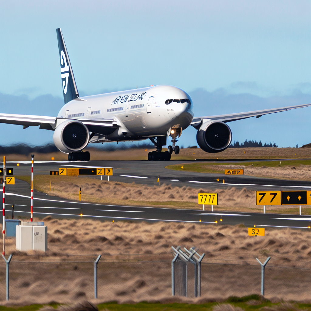 Air New Zealand Boeing 777 Veered off the Runway Due to Pilot Error