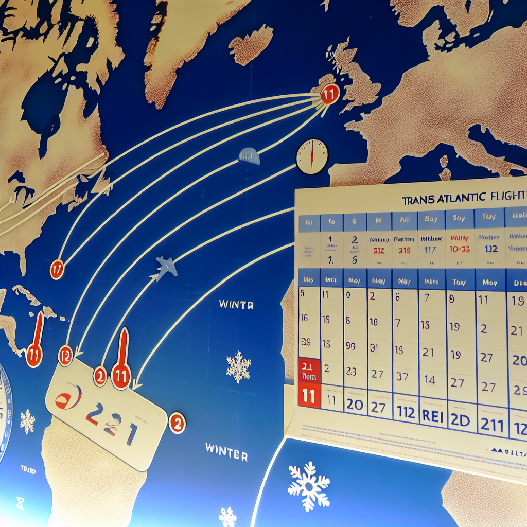 Delta Cuts 11 Transatlantic Flights Frequencies for Winter 2025-26