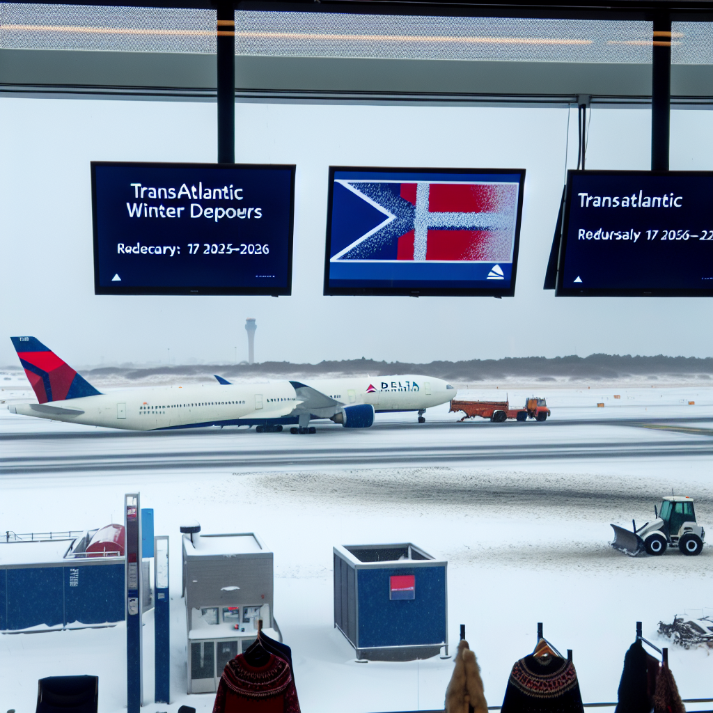 Delta Cuts 11 Transatlantic Flights Frequencies for Winter 2025-26