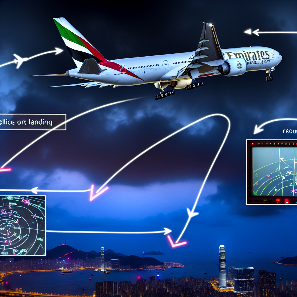 Emirates 777 Pilots Failed to Land Twice at Hong Kong, Flight Diverted