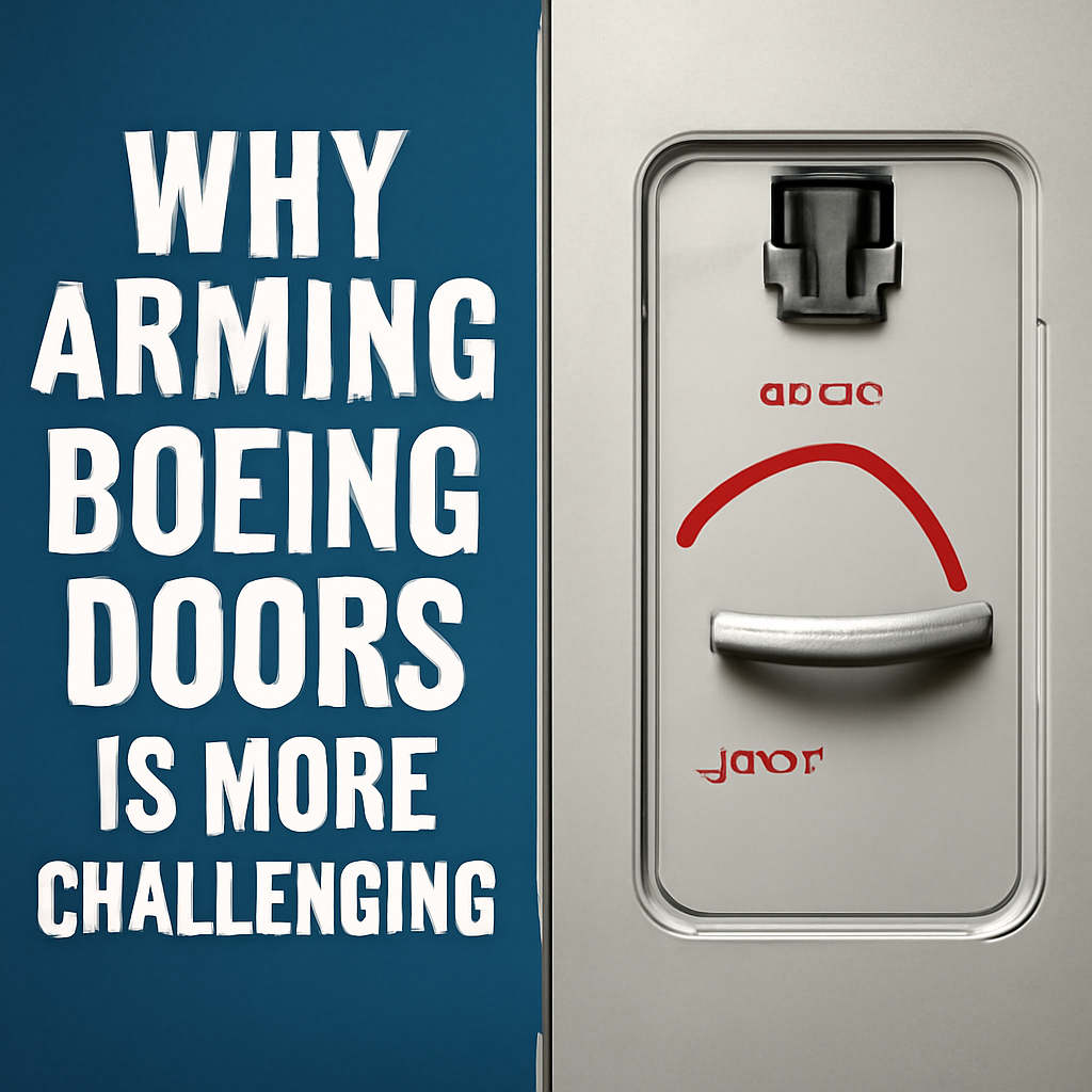 Why Arming a Boeing Door Is More Challenging Than an Airbus One