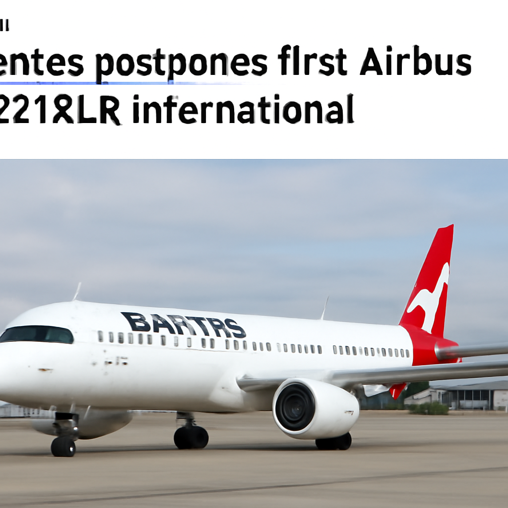 Qantas Postpones First Airbus A321XLR International Flight to 2027: Complete Update Now