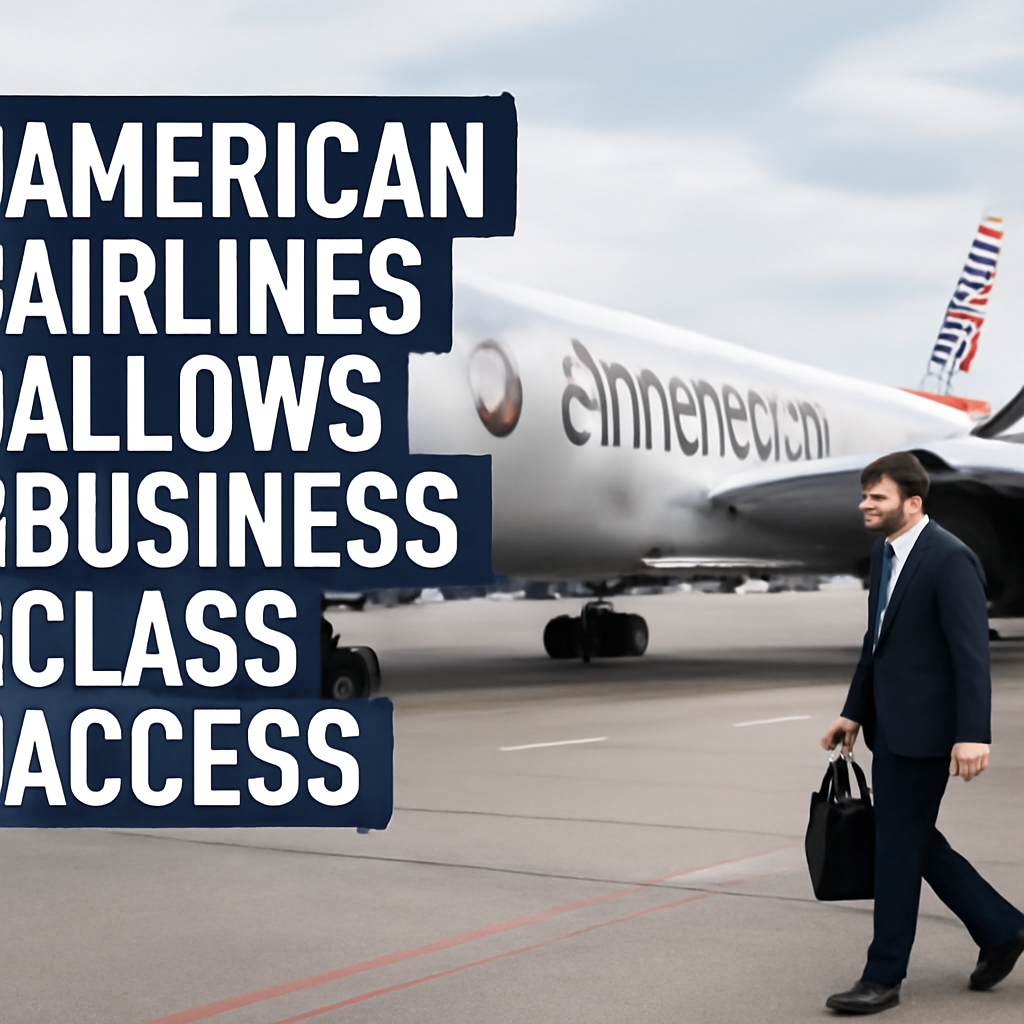 American Airlines to Allow Business Class Access to Exclusive First Class Dining Rooms