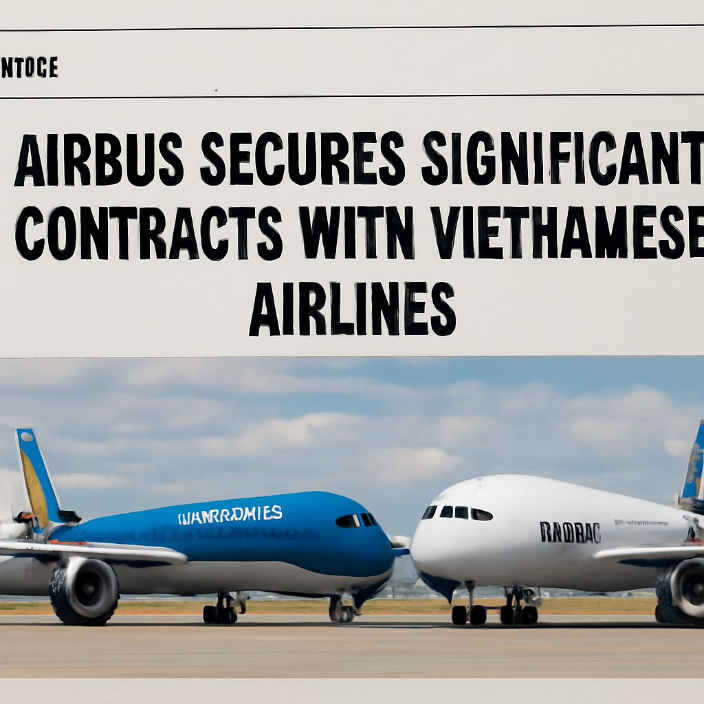 Airbus Secures Significant Contracts With 2 Vietnamese Airlines For Up To 50 A320s, 5 A350s