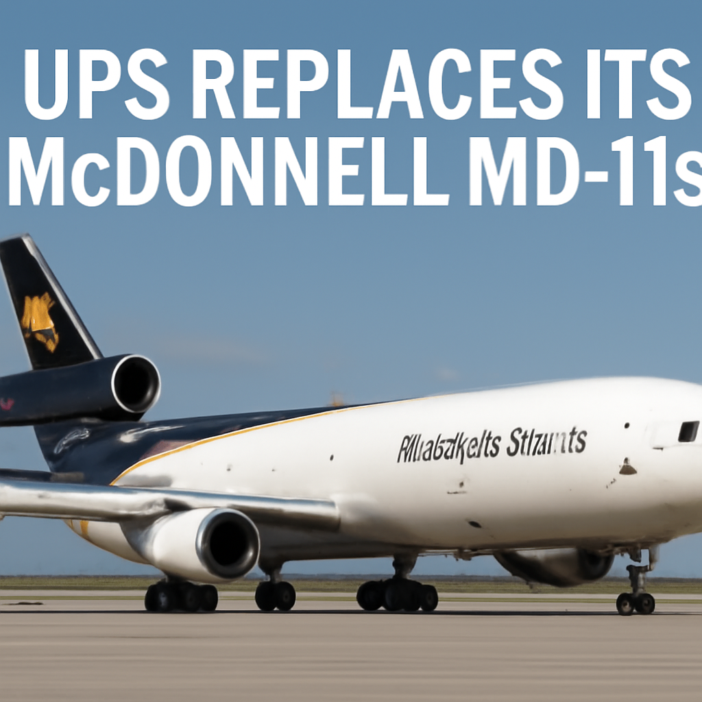 UPS Has Replaced Its McDonnell MD-11s With 18 Boeing 767Fs That Transport Approximately 65,000 Pounds Less Cargo Each